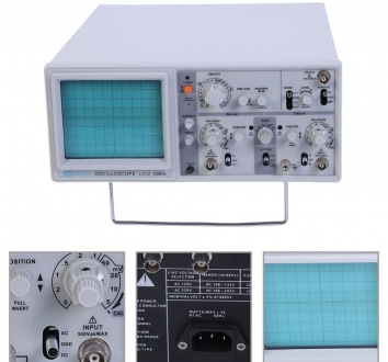 LW L-50100 100MHZ Analog Oscilloscope Dual Channel Desktop Oscilloscope for Laboratory Teaching