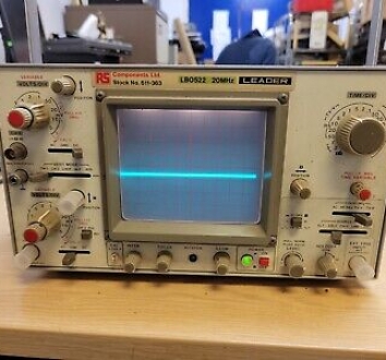 Oscilloscope Dual Channel 25MHz Analogue New Philip Harris 3305