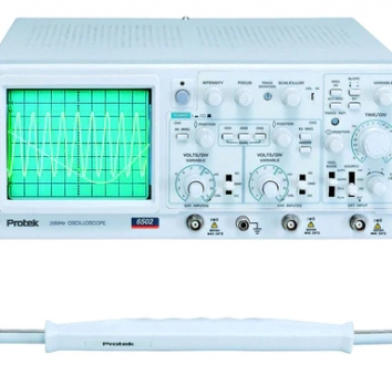 PROTEK 20MHz Dual Trace Oscilloscope w/Alt-Mag PROTEK 6502